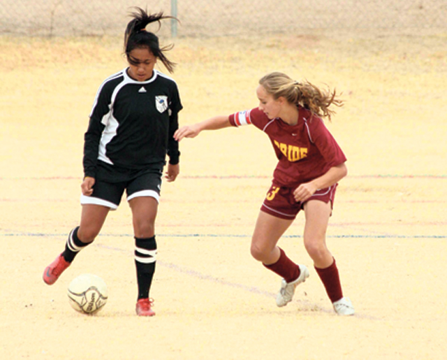 Kierstead in Pride girls soccer driver’s seat